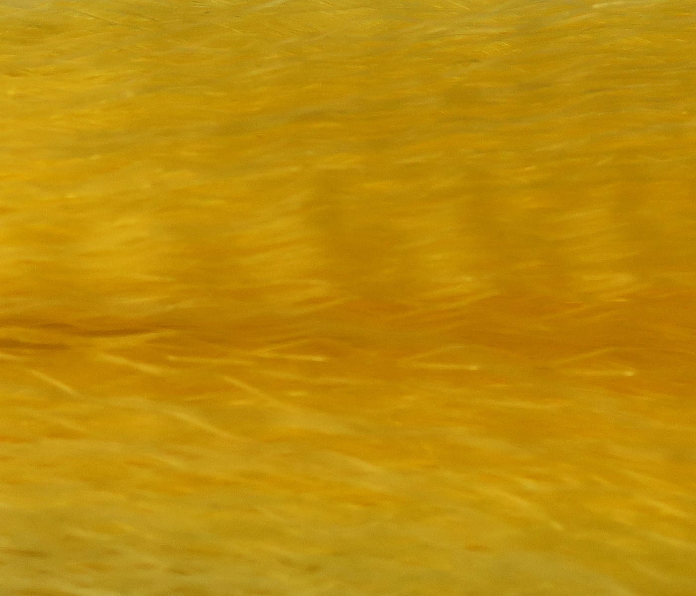 Hedron Supreme Super Hair golden yellow synthetic fly-tying hair with fine glossy fibers and soft flowing texture
