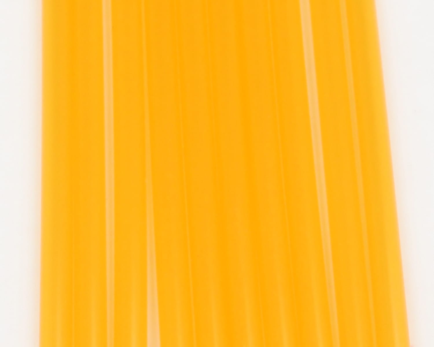 Glossy translucent orange tubing with vertical ridges, HMH Poly Tubes for fly tying