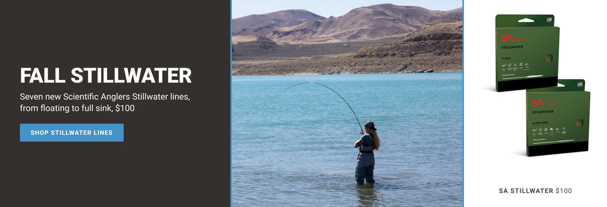 Fall Stillwater: seven new Scientific Anglers Stillwater fly lines, $100