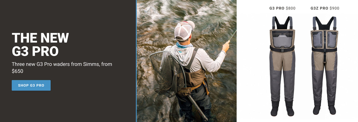 The new Simms G3 Pro waders, from $650