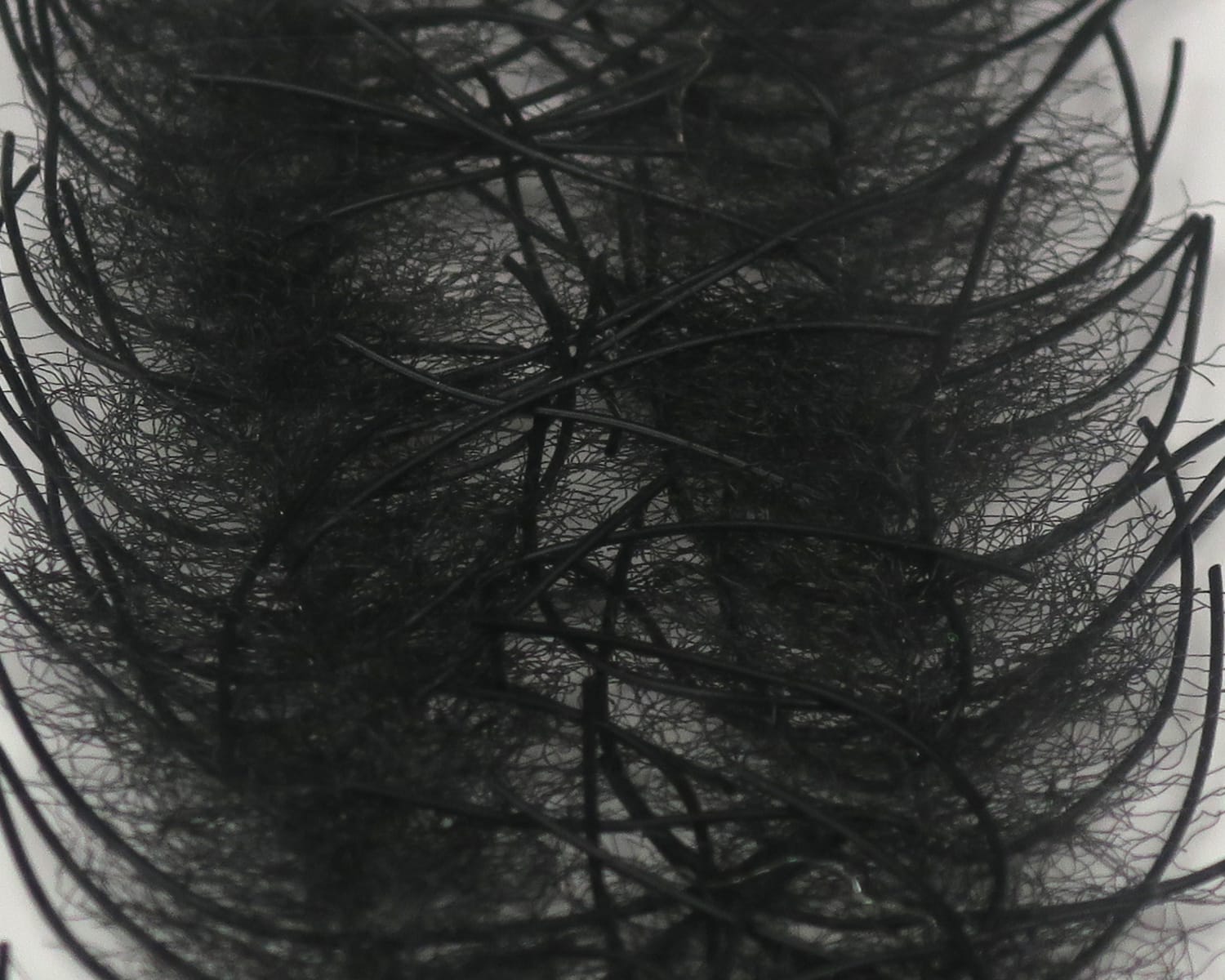 Black Just Add H2O Lively Legs crustacean brush with fuzzy synthetic fibers and thin rubber legs for fly tying