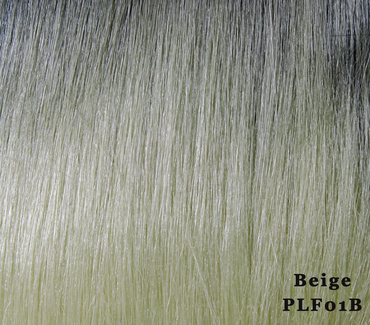 Beige Just Add H2O Polar Fibre synthetic fly tying material with long glossy translucent strands