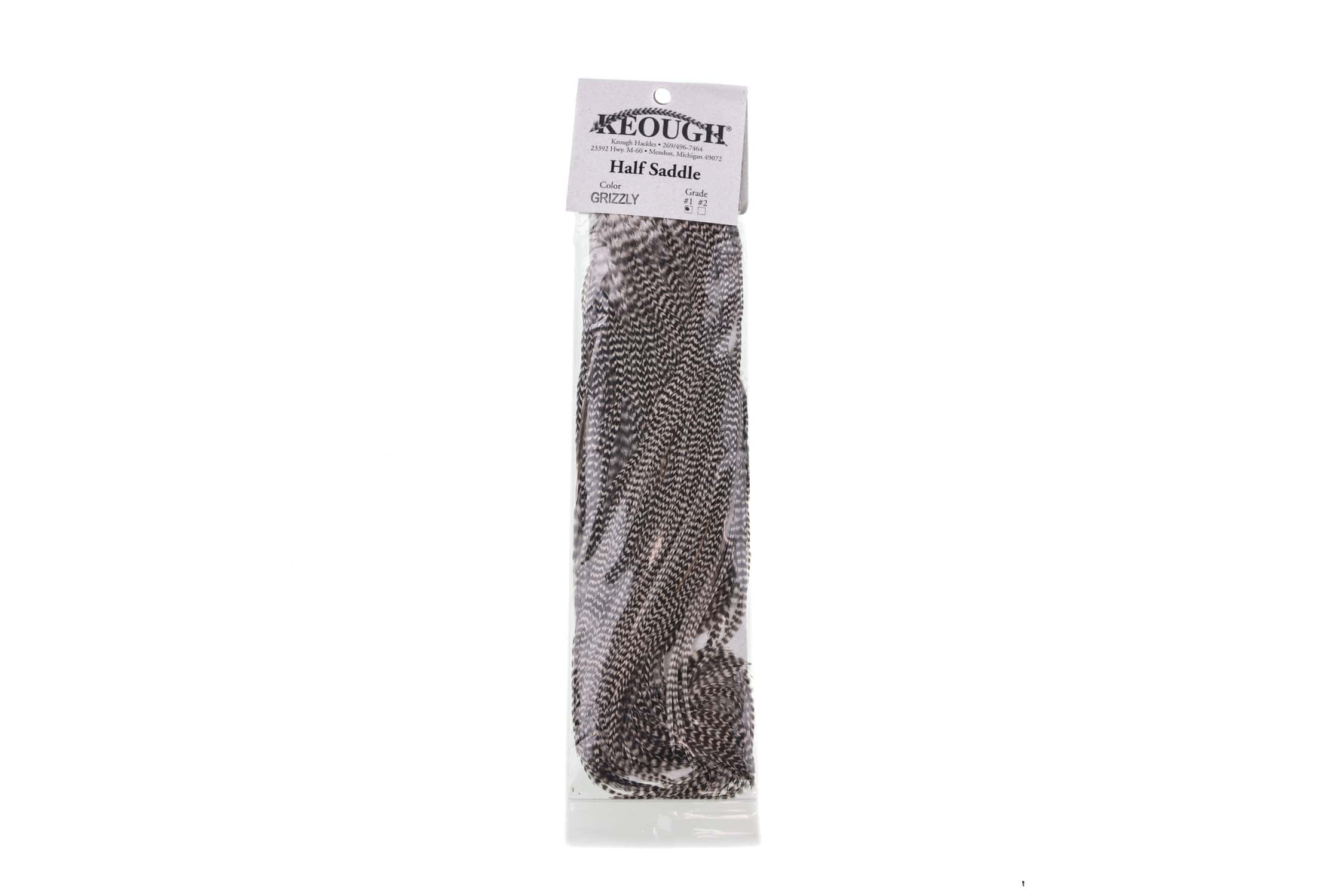 Keough Grizzly Dry Fly Half Saddle