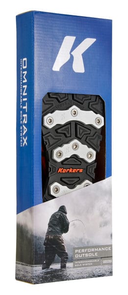 Korkers OmniTrax v3.0 Triple Threat Sole - Aluminum Hex Discs