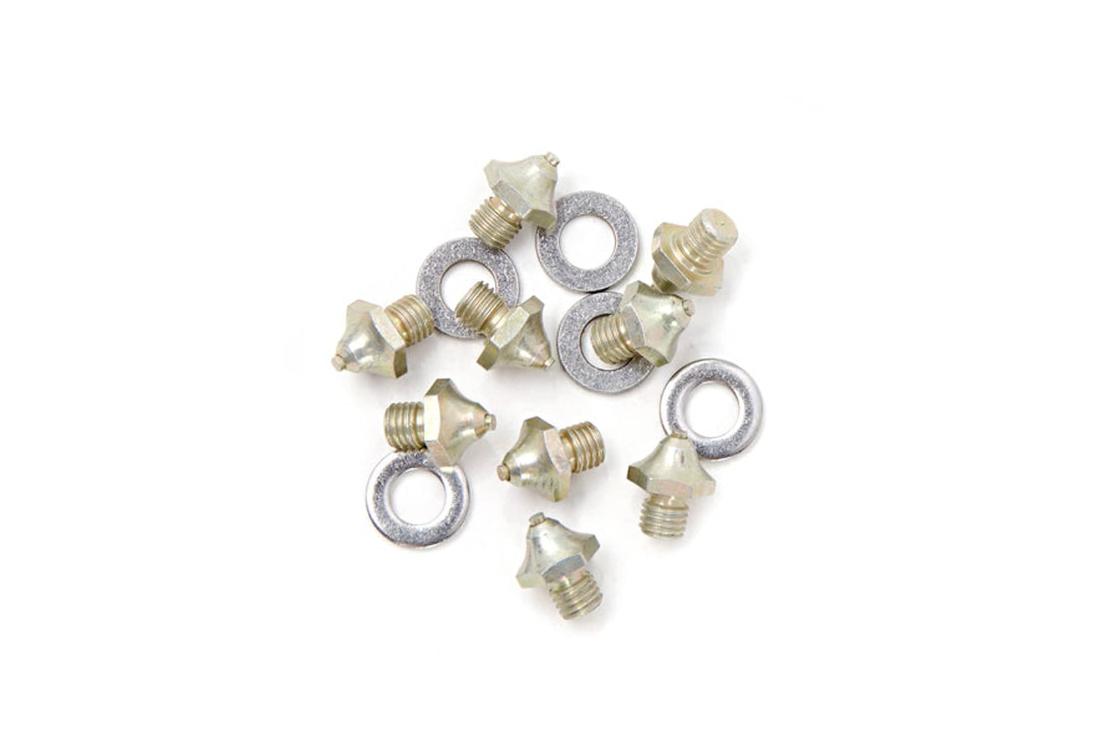 Korkers Threaded Carbide Spikes with Washers - 7mm - 40 Pack