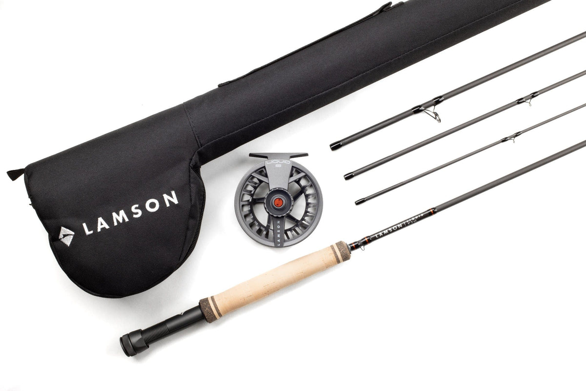 Black Fly Rods Lamson Liquid Fly Rod Outfit (Without Line) | Trident Fly Fishing
