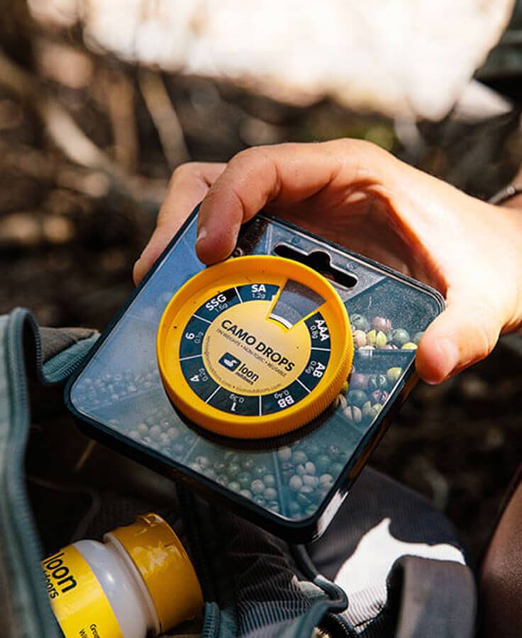 Loon Tin Drops Split Shot 4 Division - Skinny Water