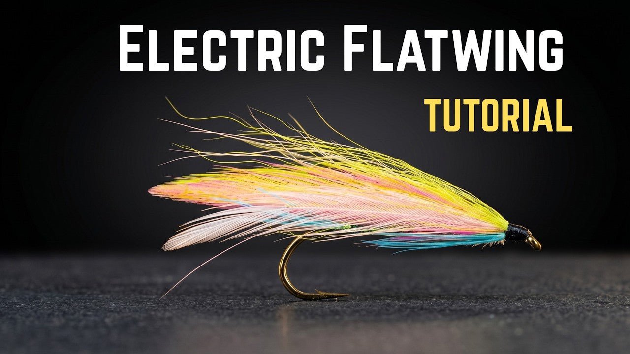 Electric Chicken Flatwing Fly Tying Video Material Kit