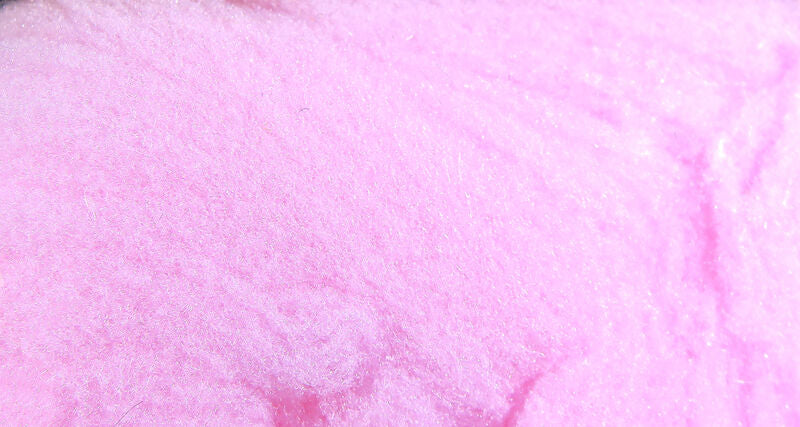 McFlyFoam pink fluffy synthetic fly tying yarn with soft fibrous texture for tying flies