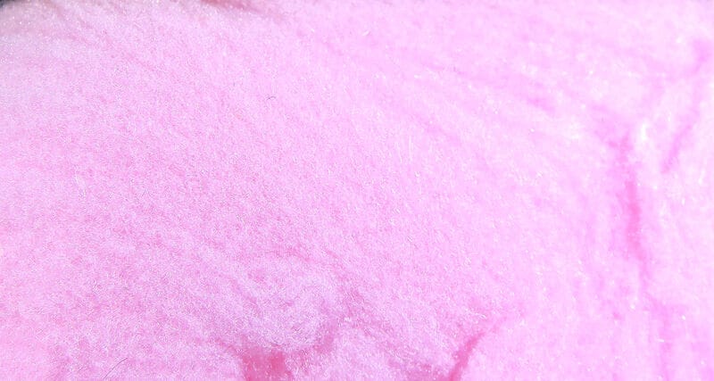 McFlyFoam pink fluffy synthetic fly tying yarn with soft fibrous texture for tying flies