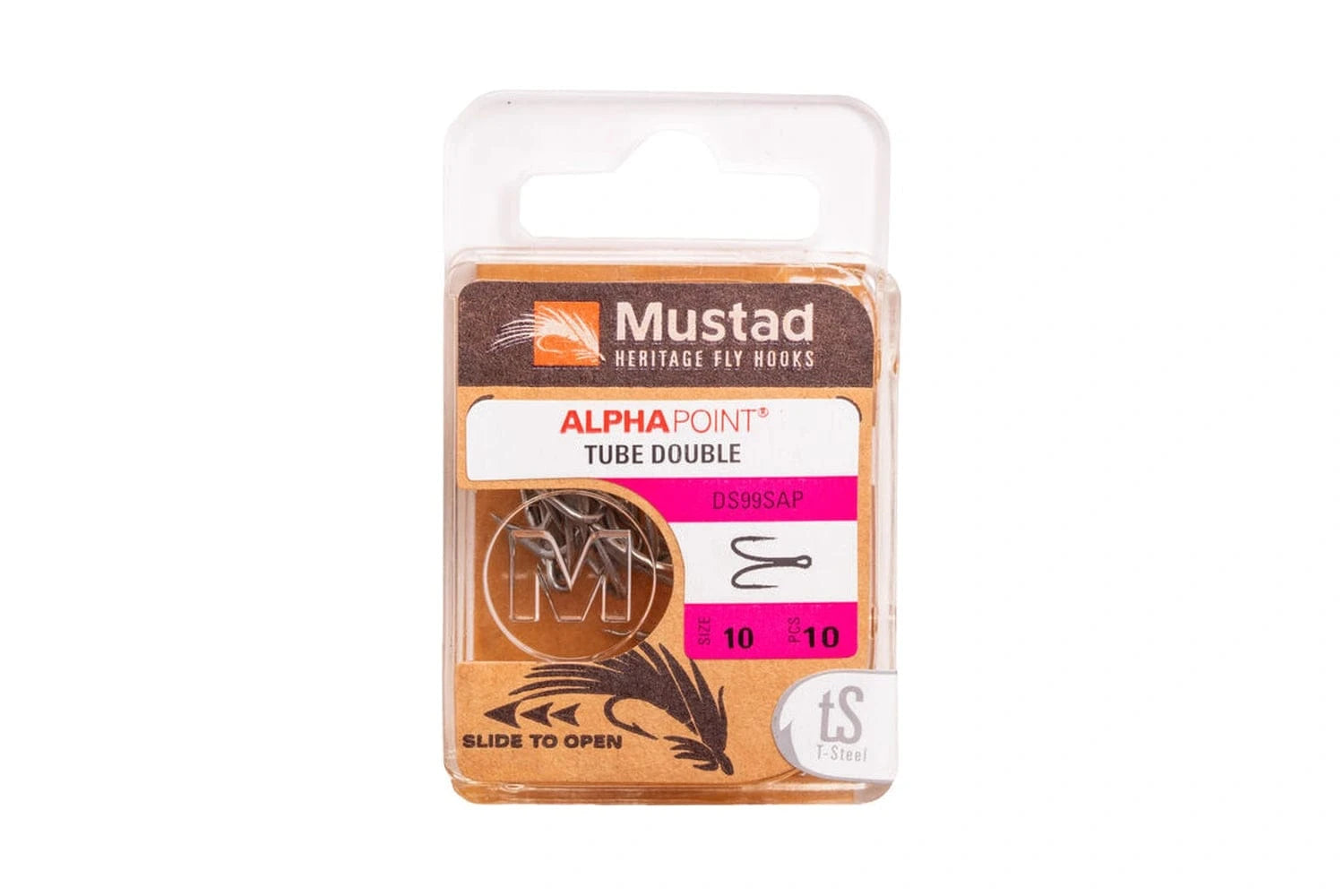 Mustad Alpha Point DS99SAP Salmon Double Tube Fly Hook