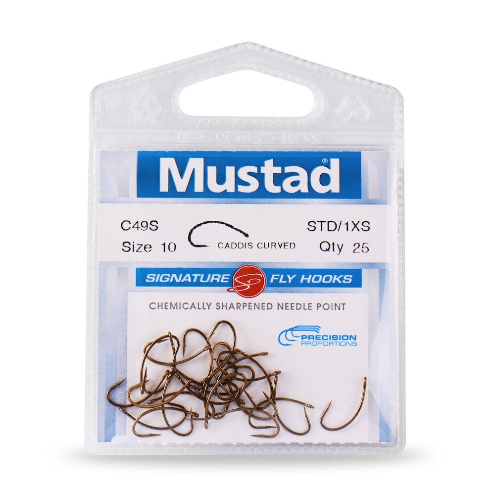 Mustad C49SNP-BR Nymph-Caddis Hooks
