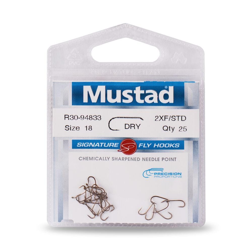 Mustad R30NP-BR Dry Fly Hooks