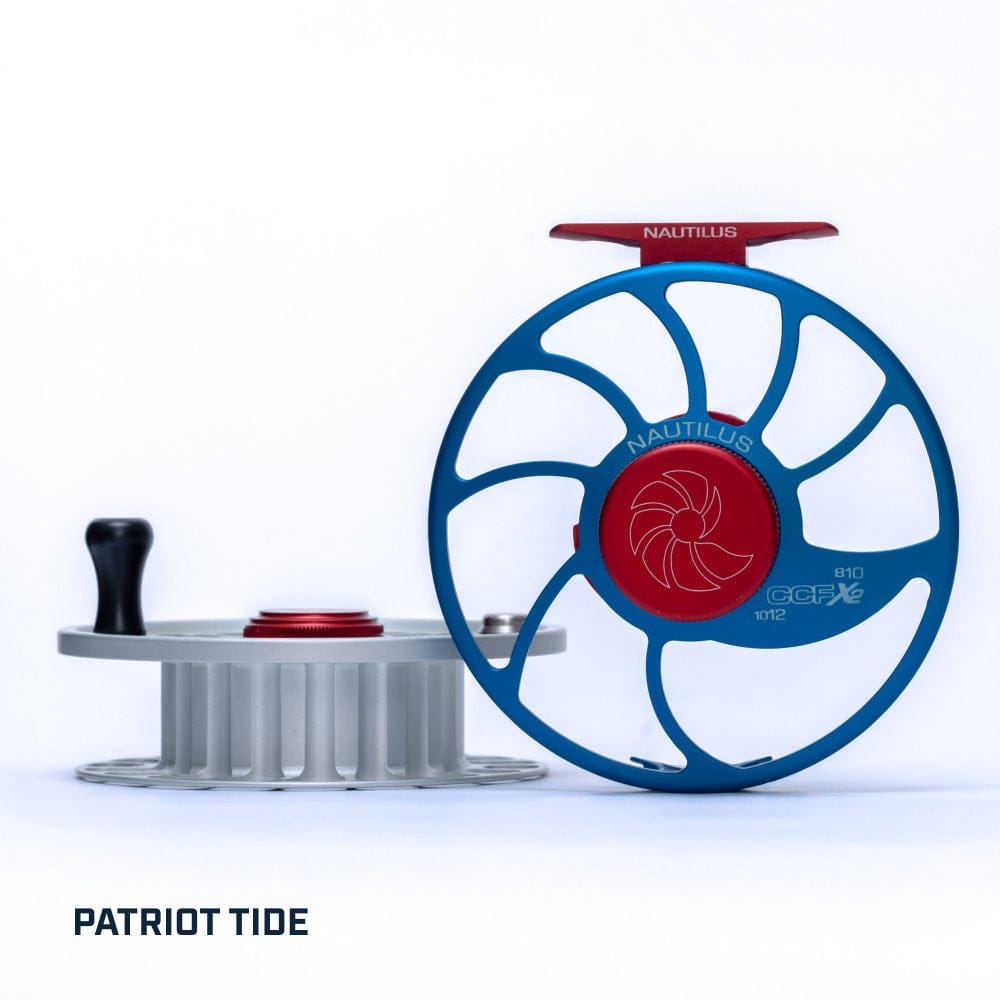 Nautilus CCF-X2 8/10 America's 250th Edition Fly Reel - Frame and Spool