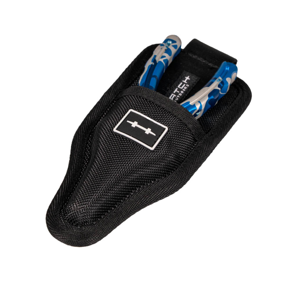 Hatch Splash Camo Nomad 2 Plier, in the included black sheath