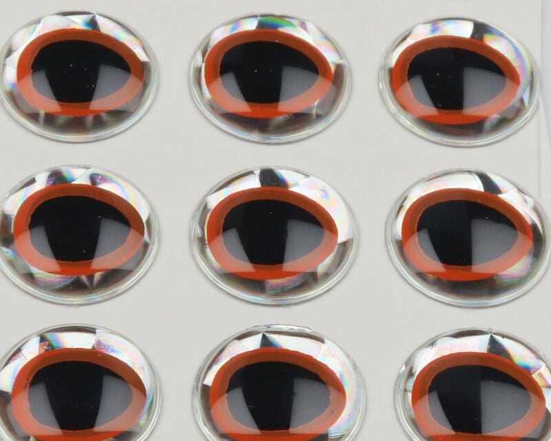 Hareline Oval Pupil 3D Adhesive Eyes