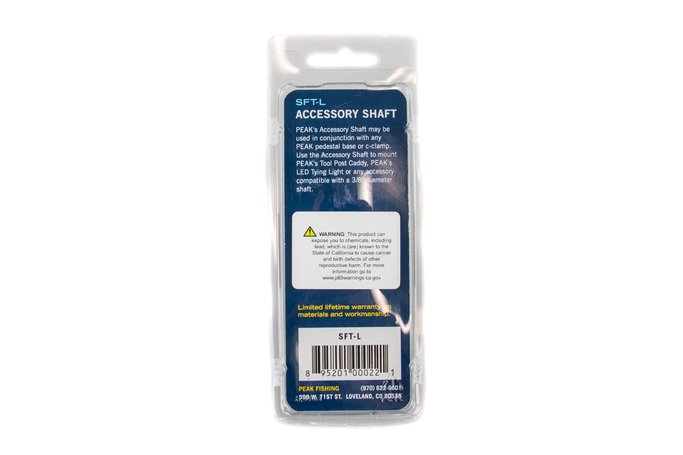 Peak Accessory Shaft
