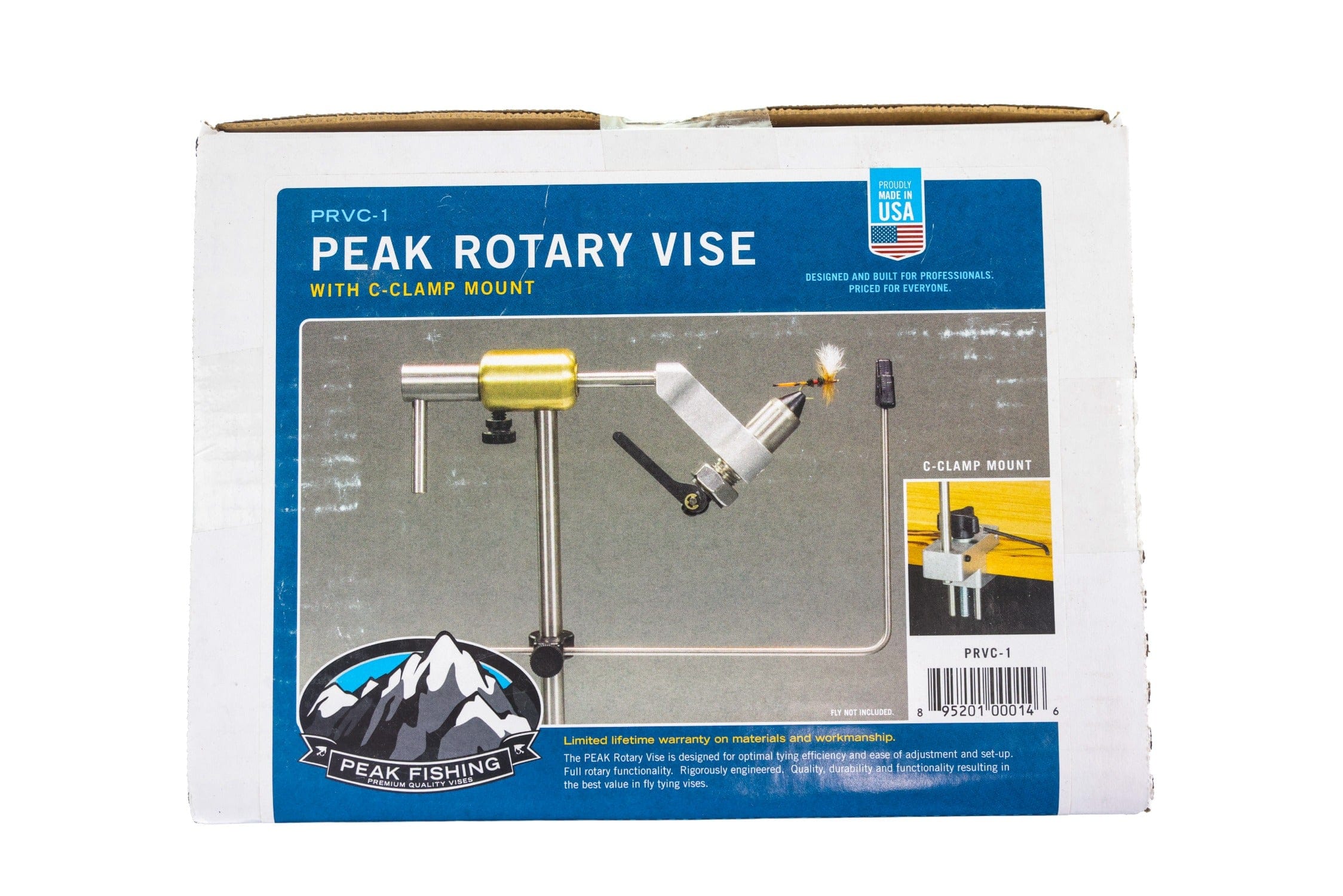 Peak Rotary Vise With C-Clamp