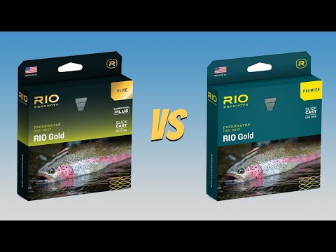 Rio Gold Elite vs Premier Fly Lines video by Trident Fly Fishing