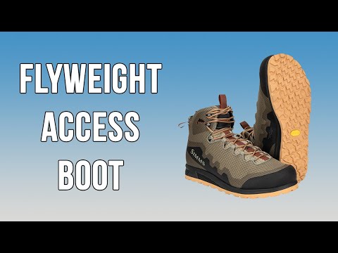 Simms Flyweight Access Wading Boots, insider review video by Trident Fly Fishing
