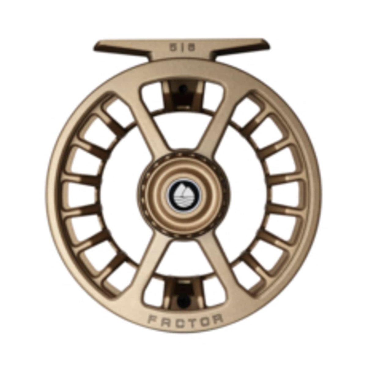 Redington Factor Fly Reel in Dune, front view