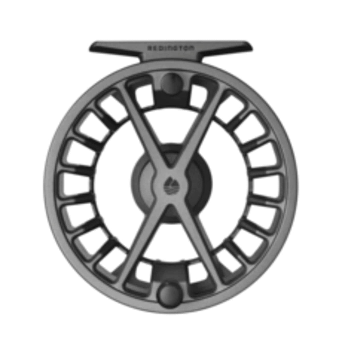 Redington Factor Fly Reel in Gunmetal, back view