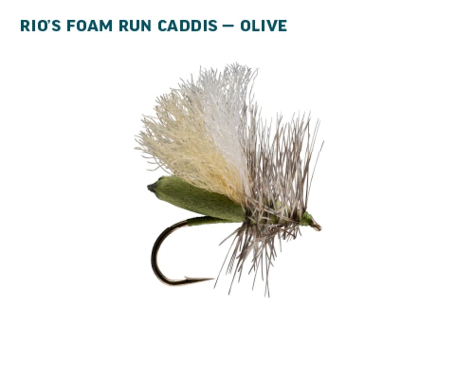 Rio Olive Caddis Dry Fly Assortment