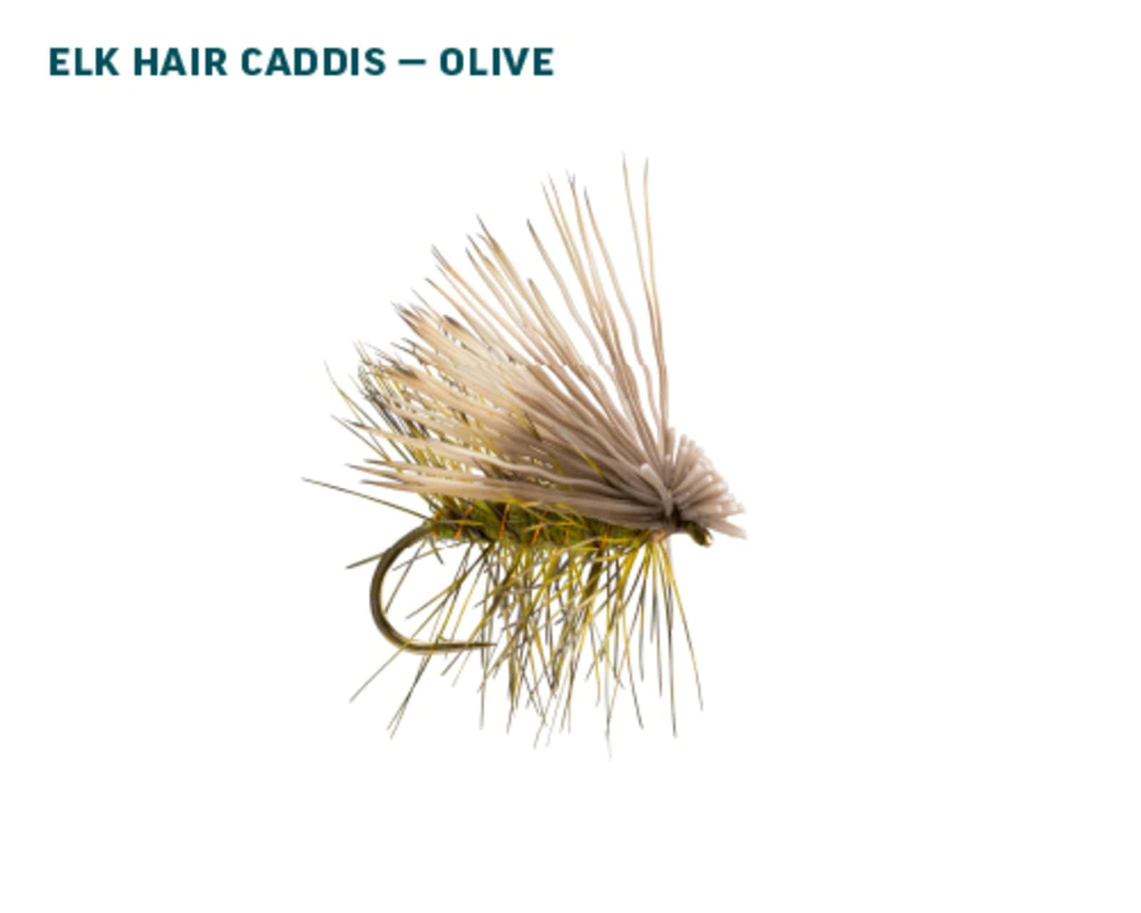 Rio Olive Caddis Dry Fly Assortment