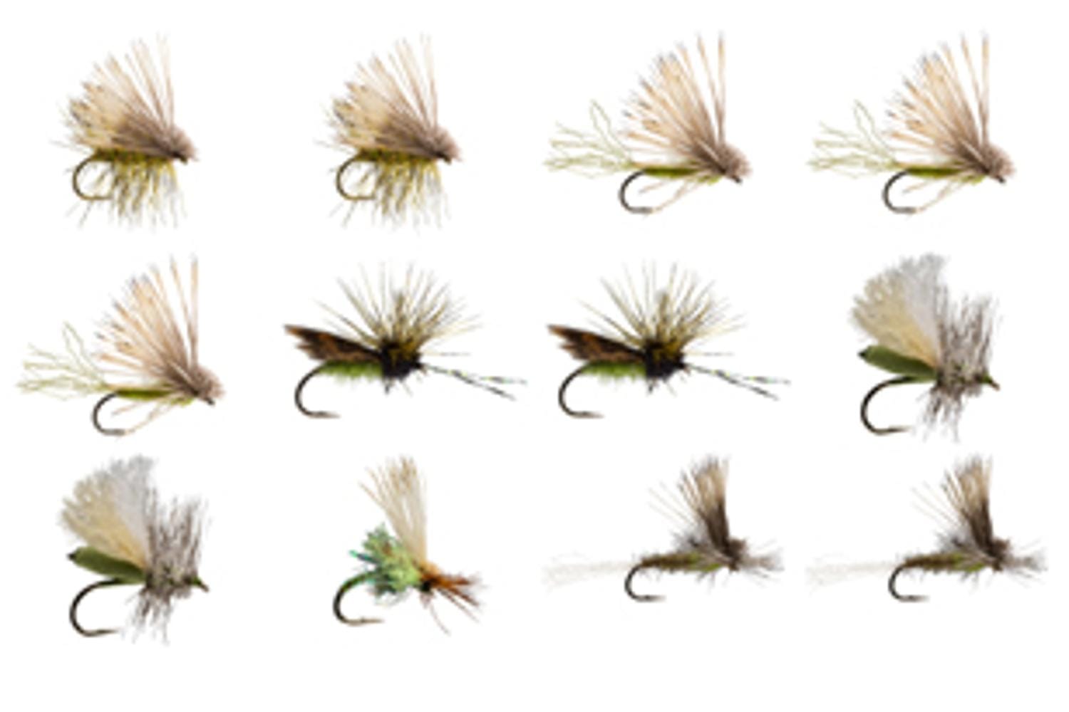 Rio Olive Caddis Dry Fly Assortment