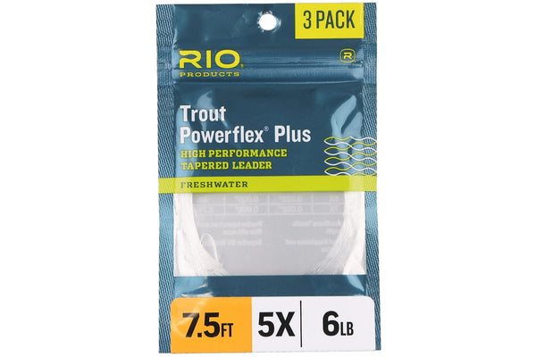 Rio Powerflex Trout Leader 3-Pack