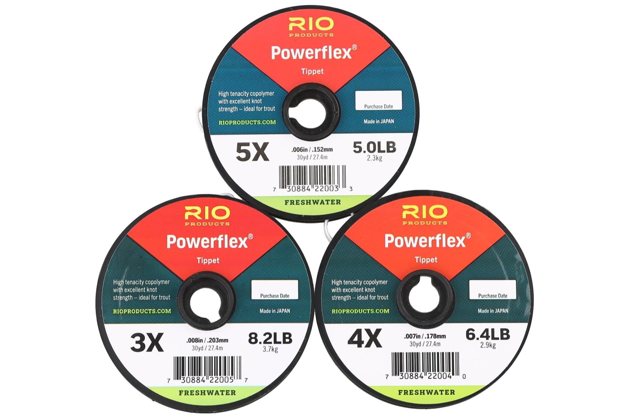 Rio Powerflex Tippet 3 Pack