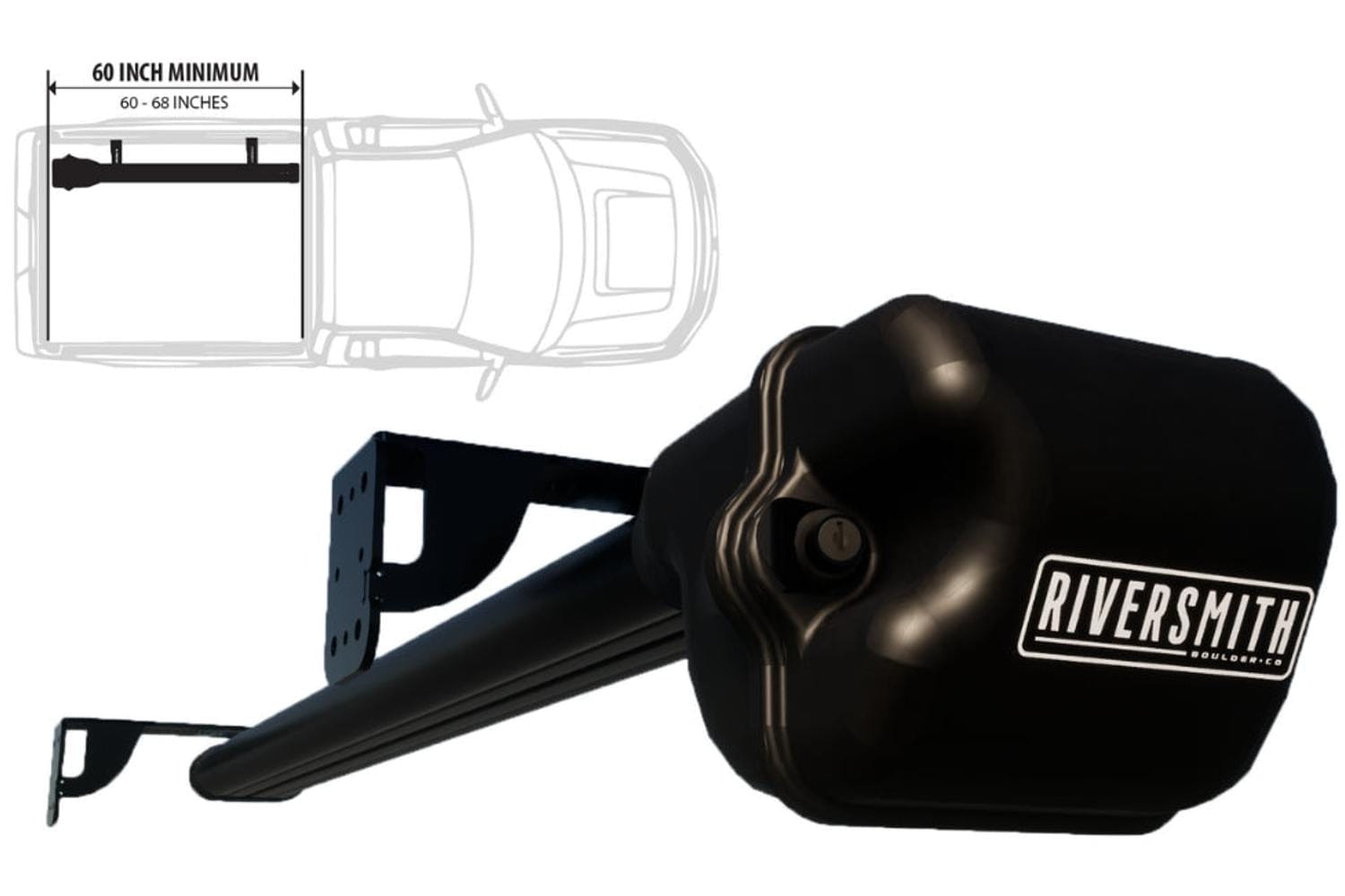 Riversmith ShortCut River Quiver with Truck Bed Mount