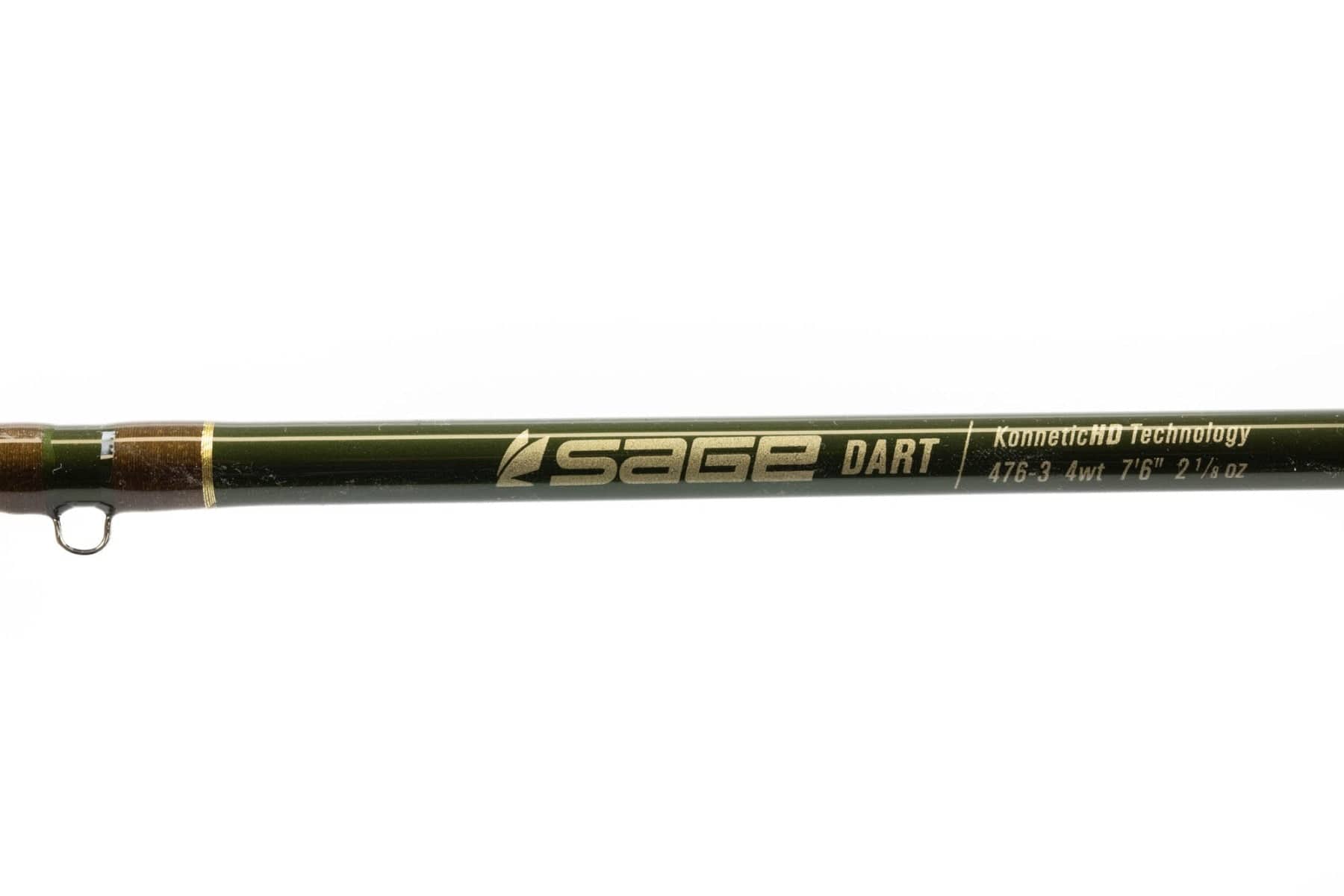 SAGE DART 476-3 KonneticHD 渓流 USA製 セージ DART Fly Fishing Rod