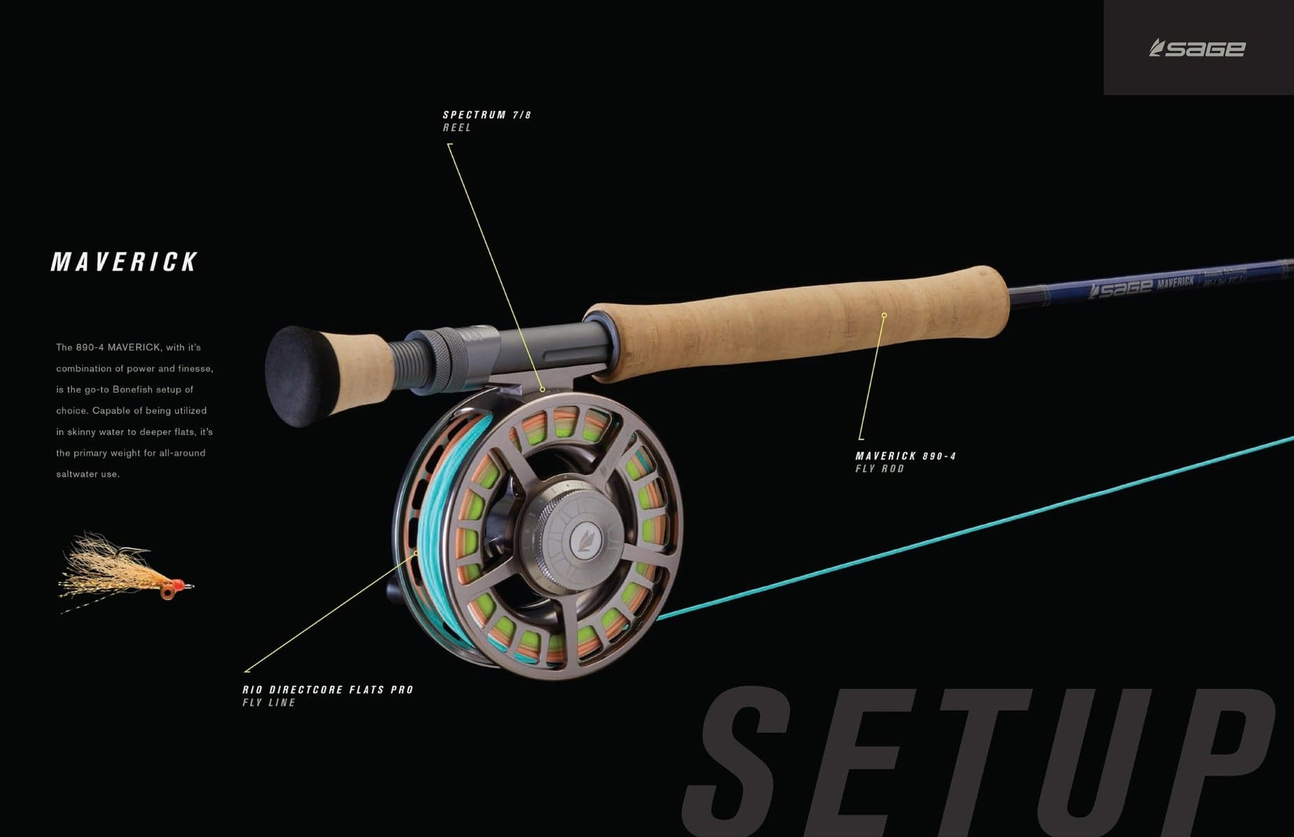 Sage Maverick Fly Rod Trident Fly Fishing