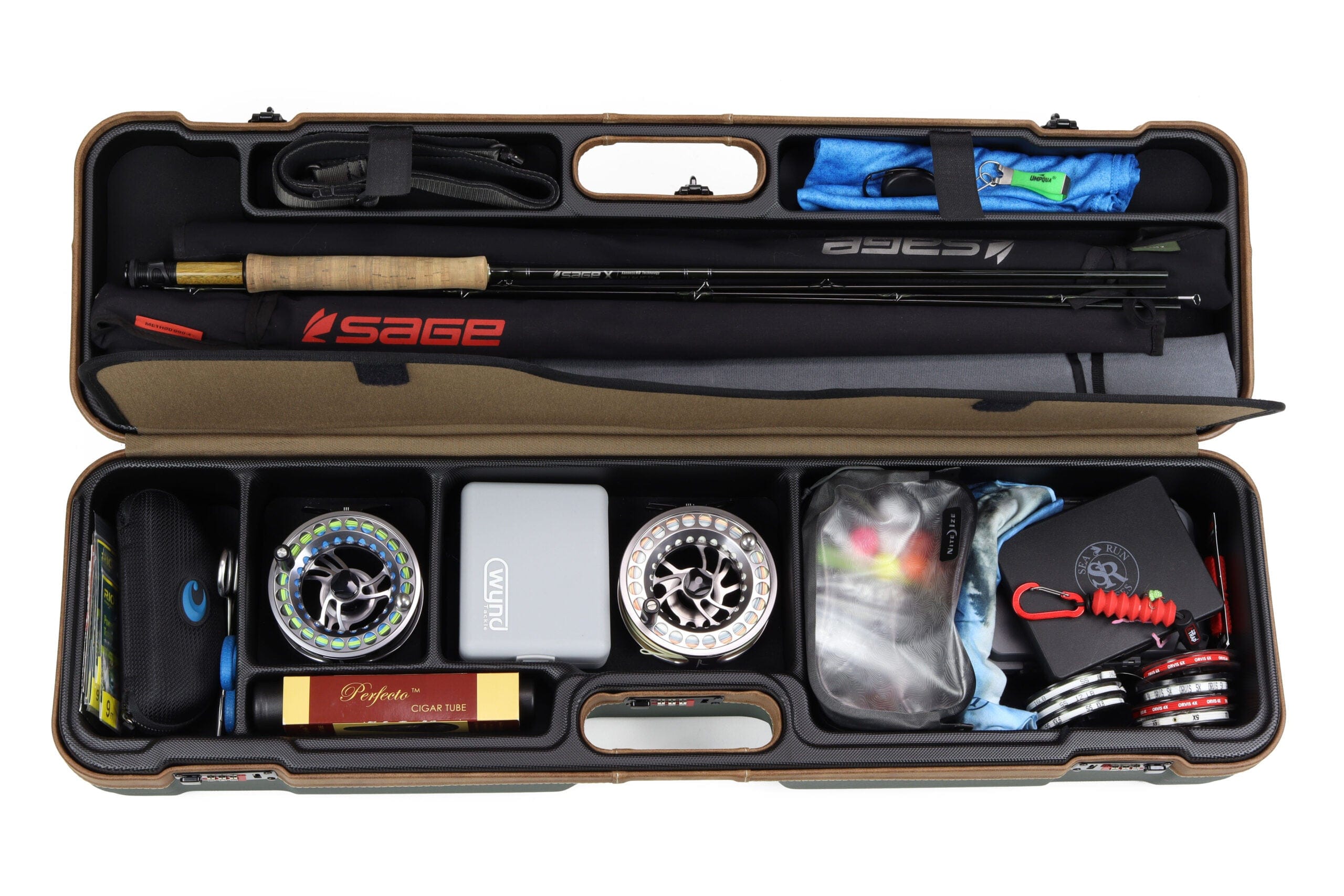 Sea Run NORFORK Classic Expedition Fly Fishing Rod & Reel Travel Case