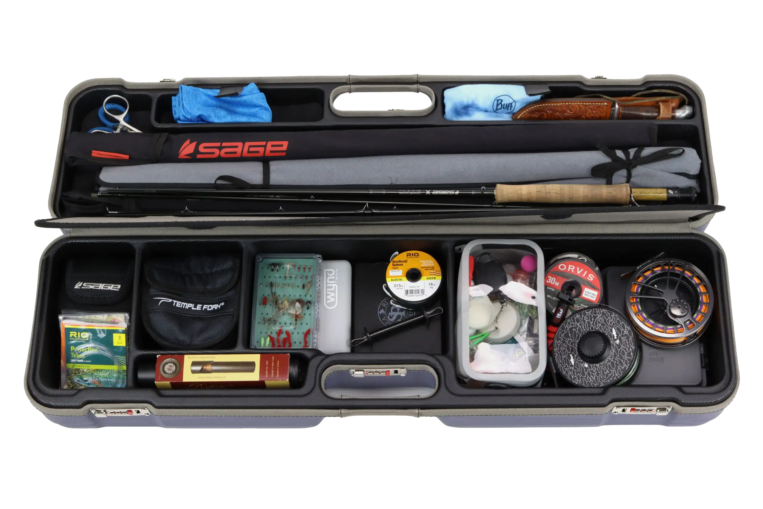Sea Run NORFORK Expedition Fly Fishing Rod & Reel Travel Case