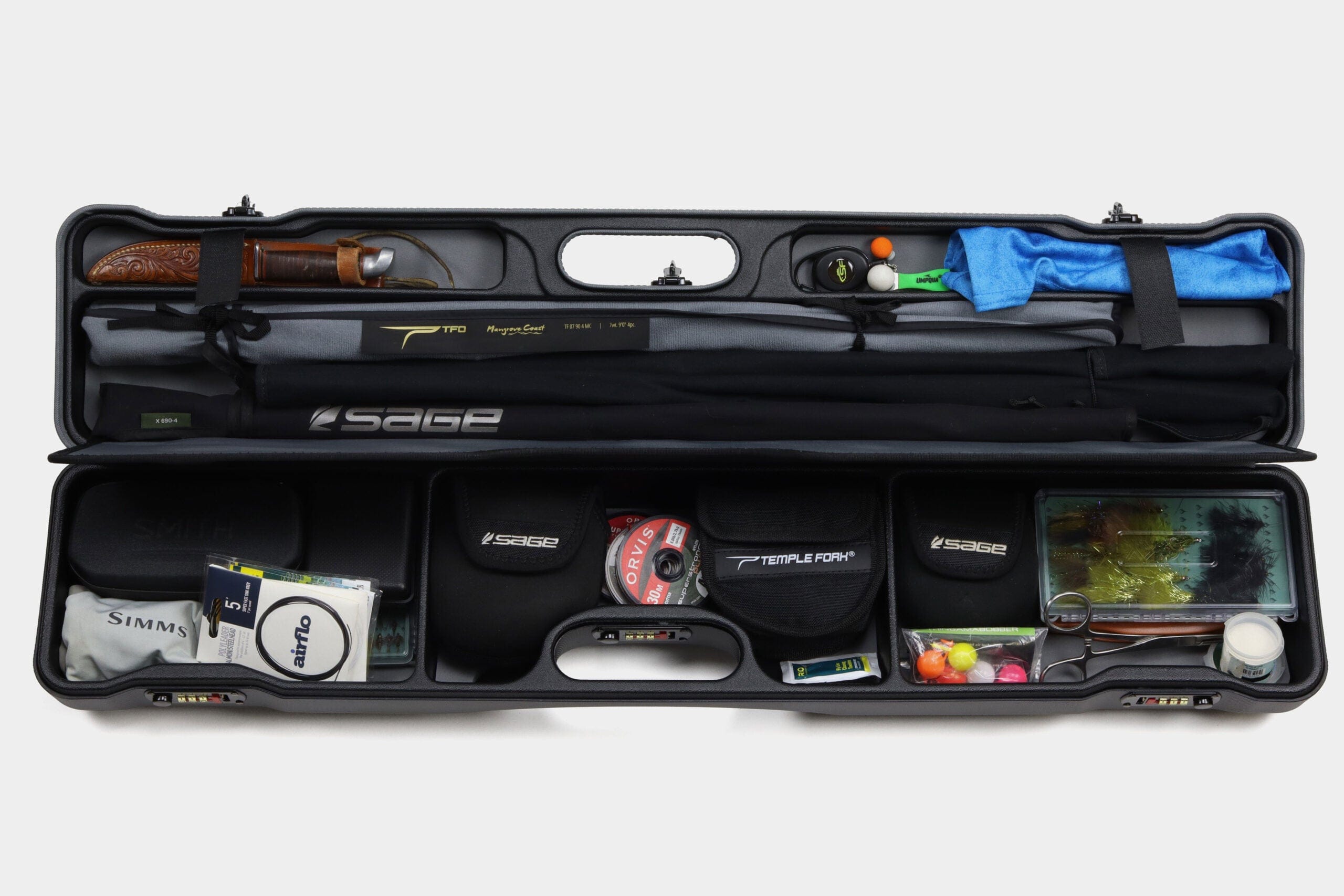 Sea Run RIFFLE Daily Compact Fly Fishing Rod & Reel Travel Case