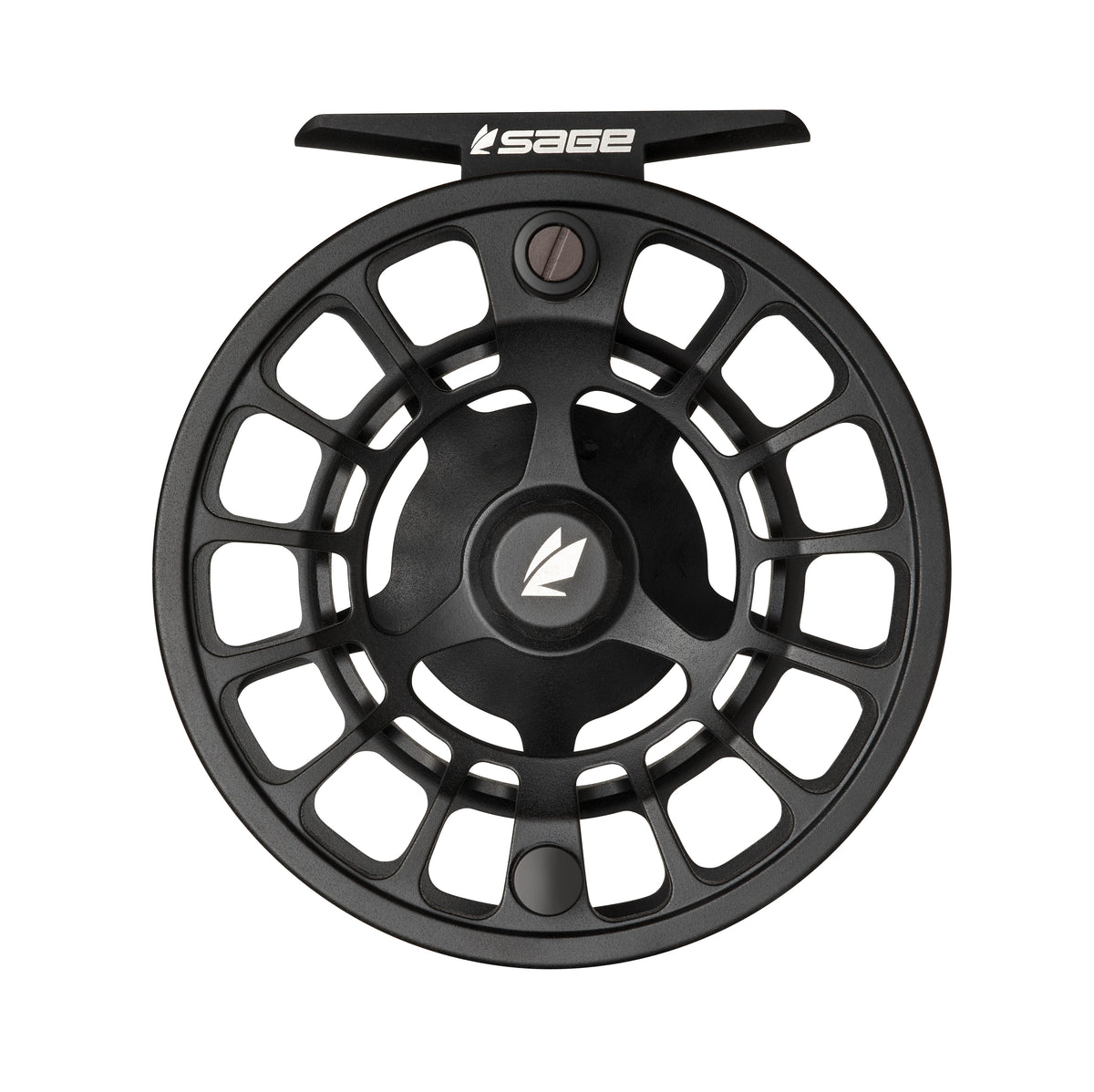 Sage Shift C Fly Reel in Black, back view