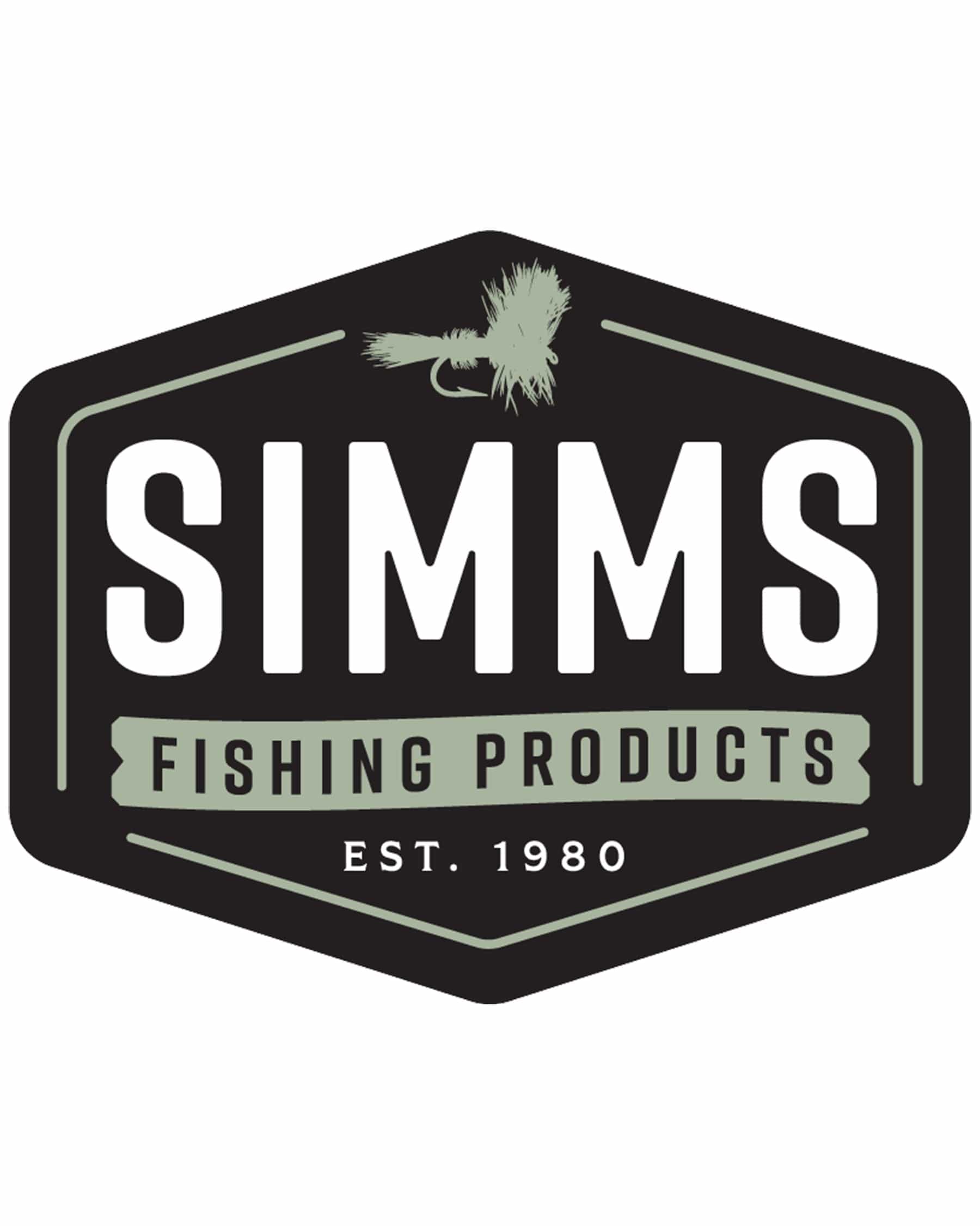 Simms Fly Patch Sticker