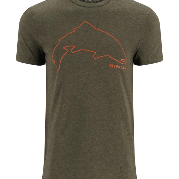 Simms Men's Trout Outline T-Shirt | Trident Fly Fishing
