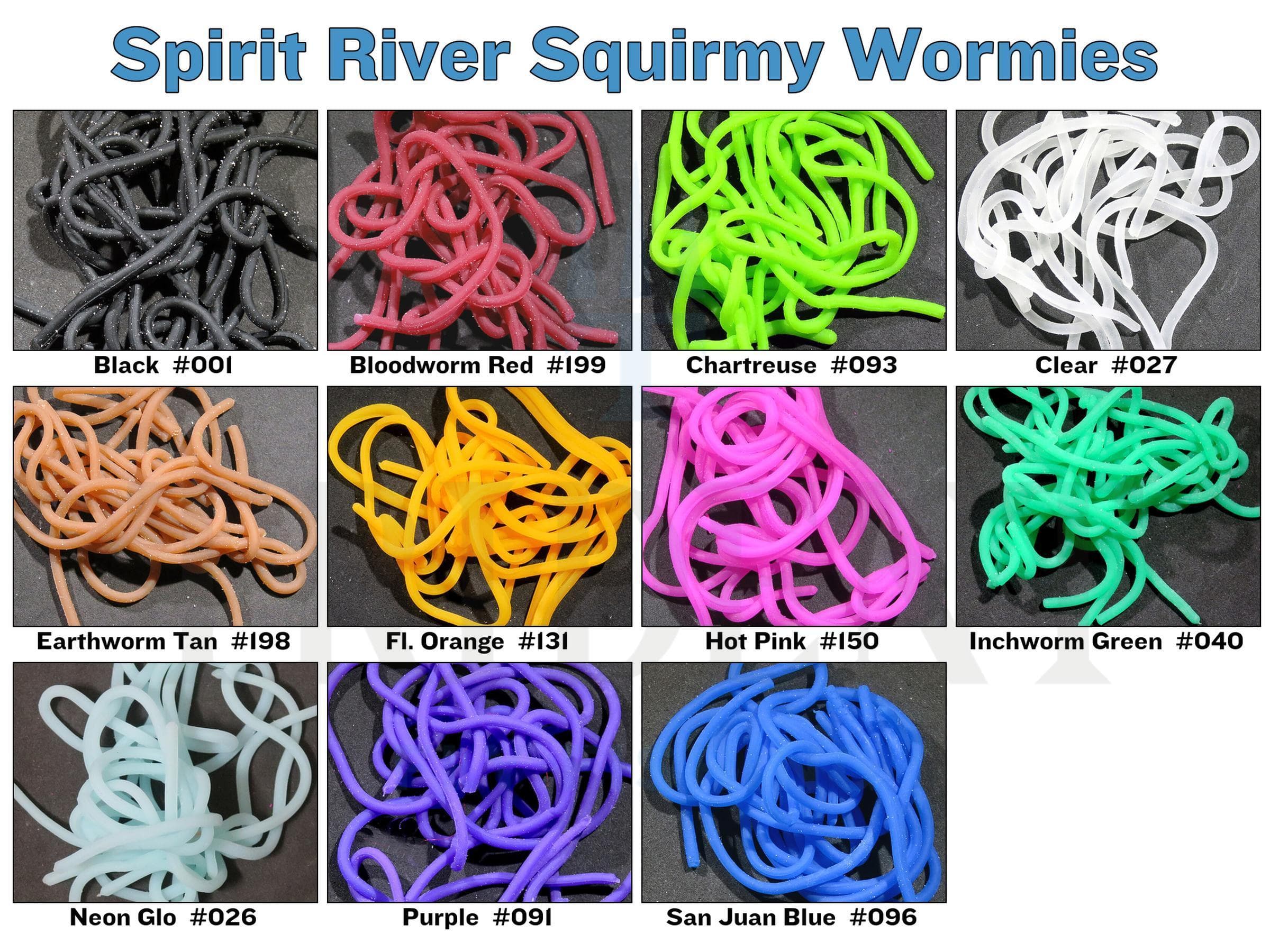Spirit River Squirmy Wormies