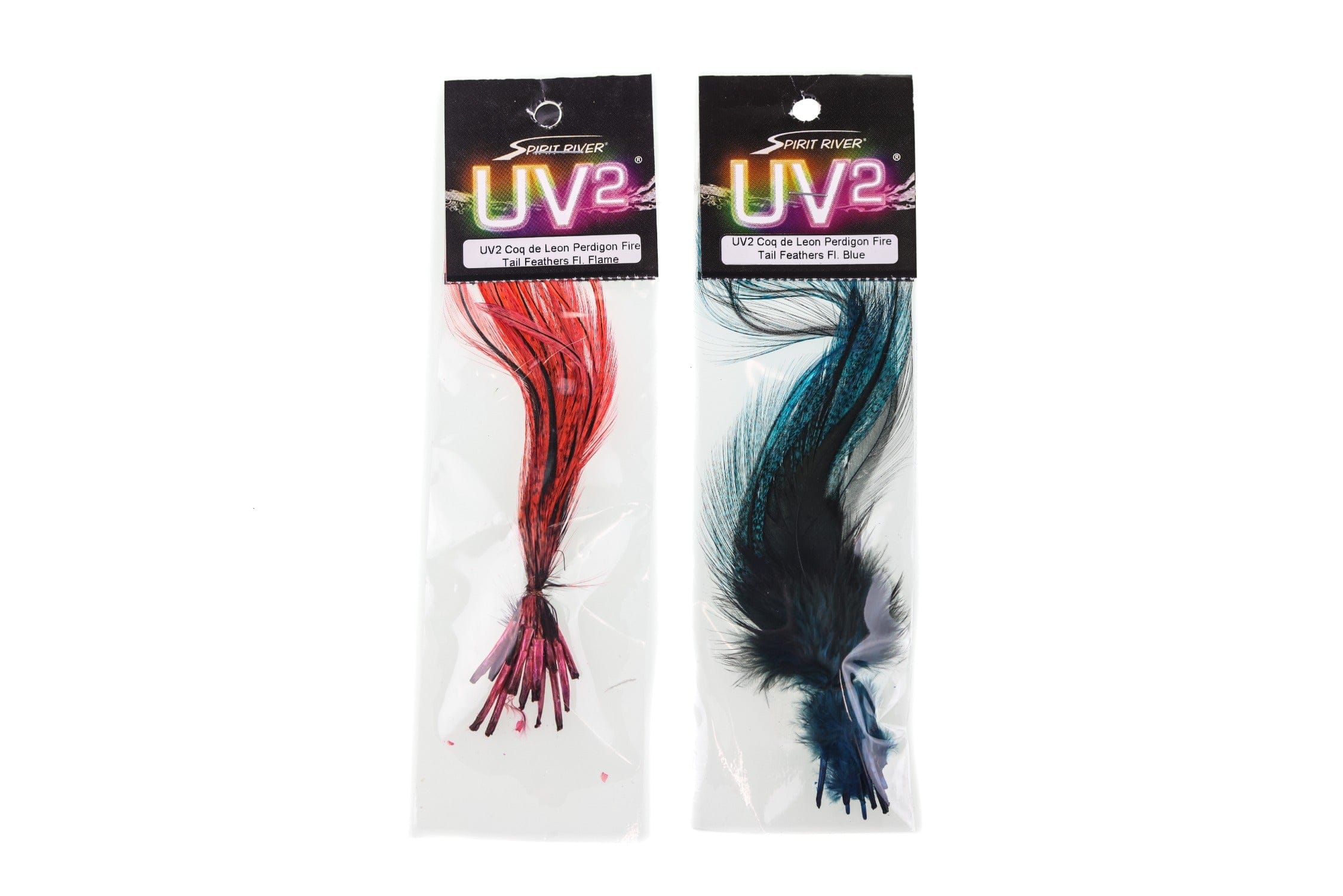 Spirit River UV2 Coq De Leon Predigon Fire Tail Feathers