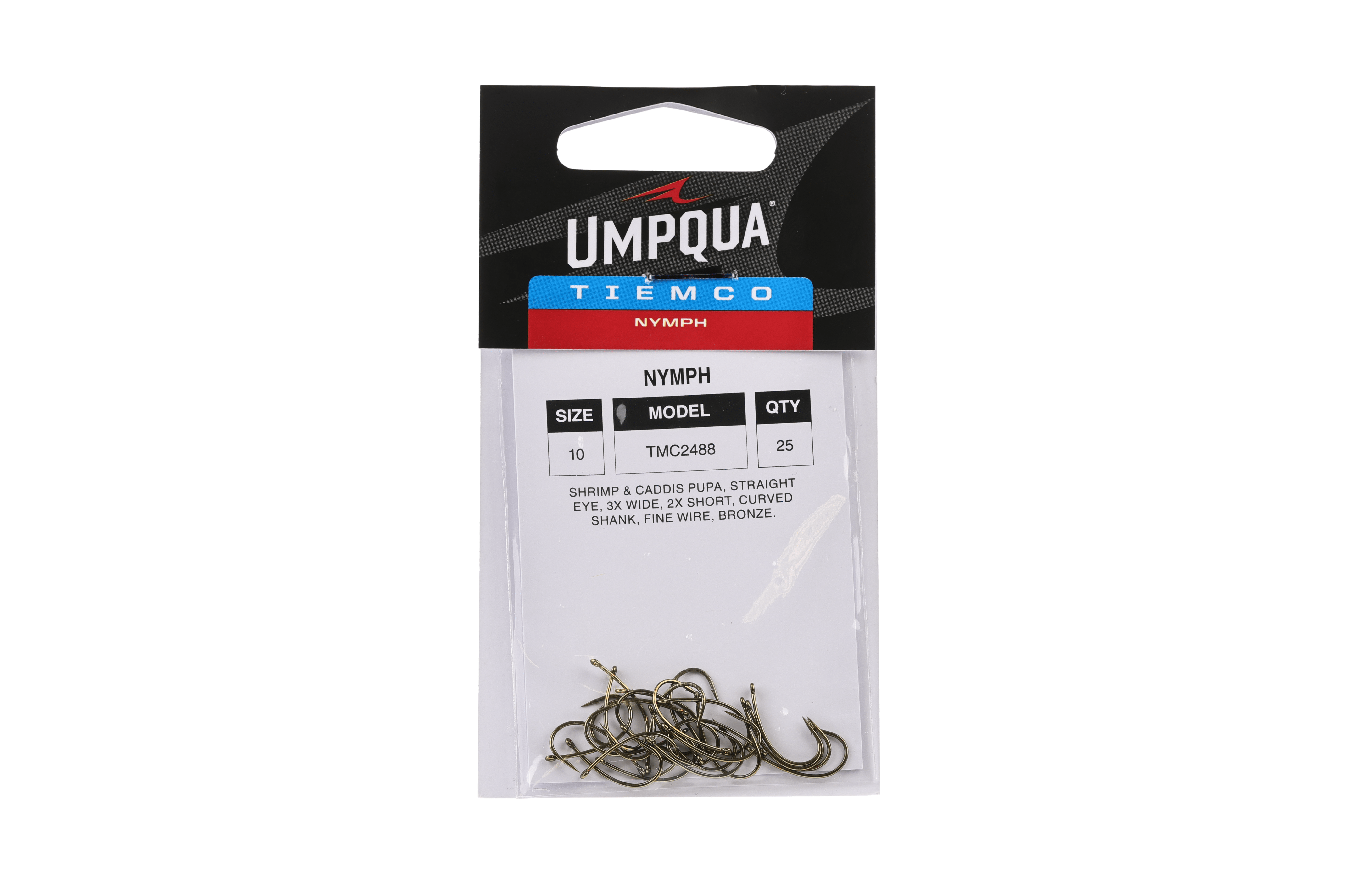 Tiemco TMC 2488 Nymph Fly Hooks