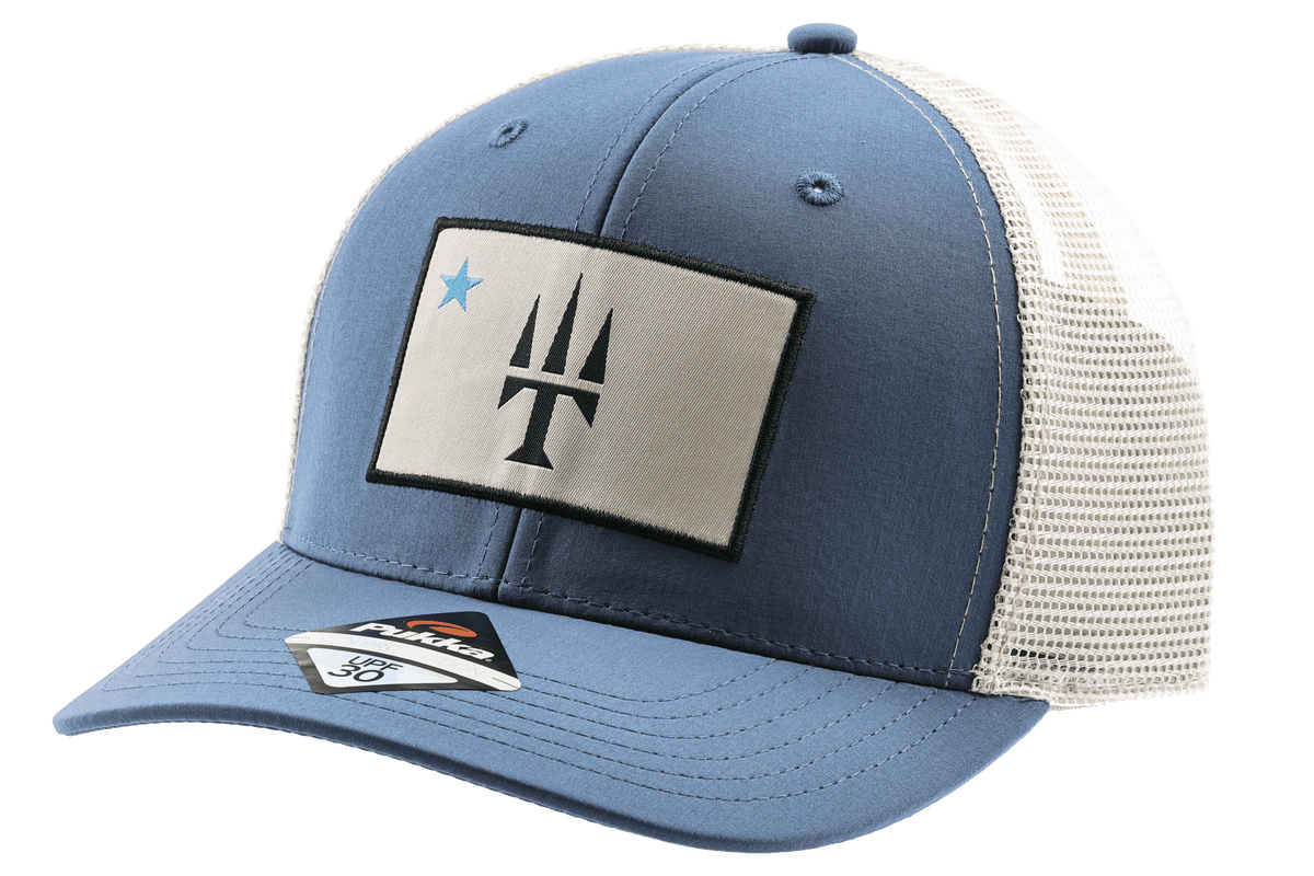 Trident Fly Fishing Dirigo Performance Hat - Cadet Gray