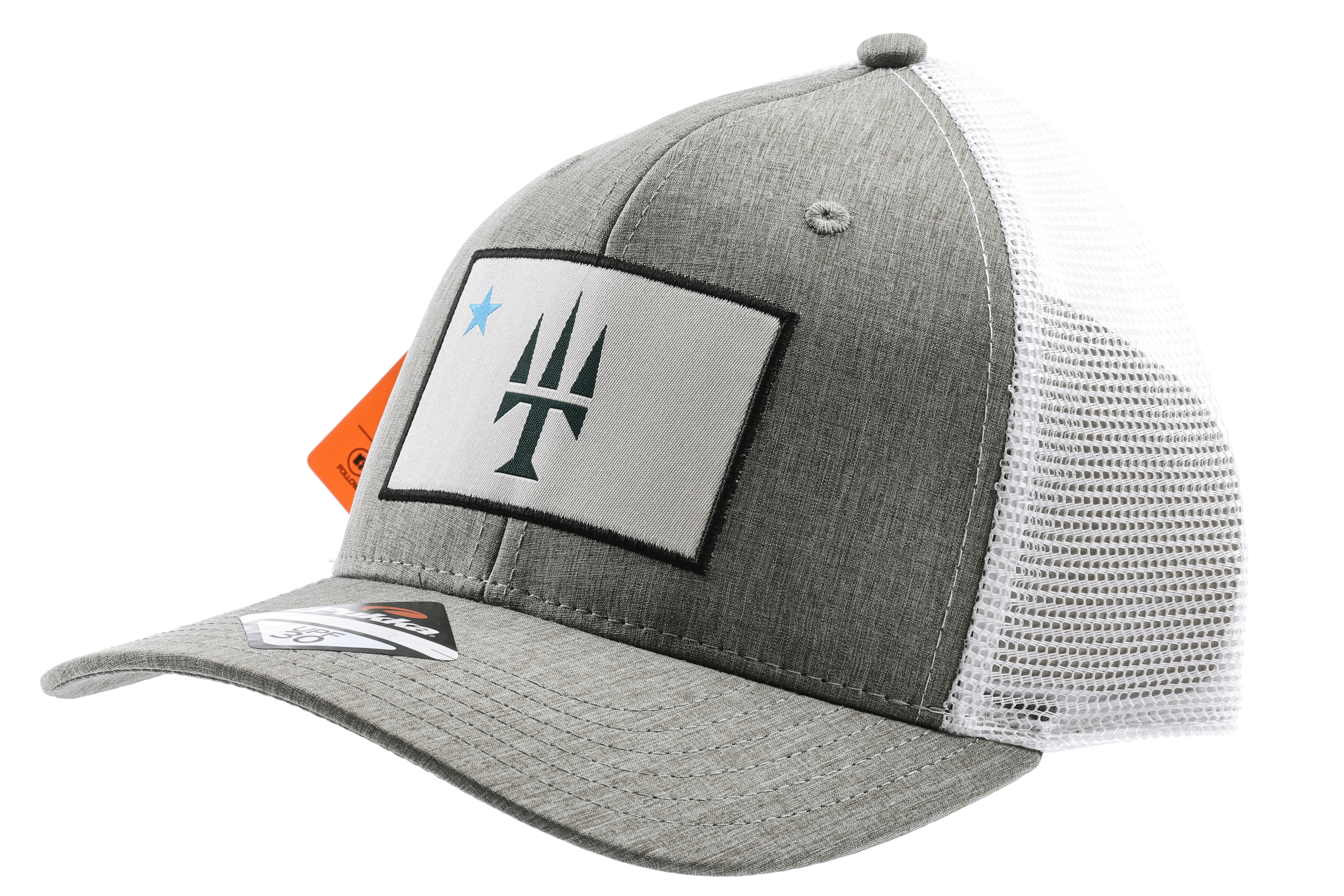 Trident Fly Fishing Dirigo Performance Hat - Silver Gray