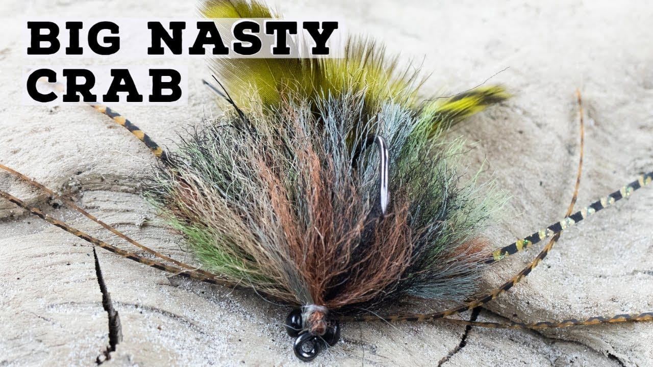 Big Nasty Crab Fly Tying Video Material Kit - Image 1