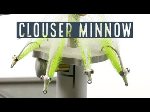 Clouser Minnow 3 Fly Tying Video Material Kit - Image 1