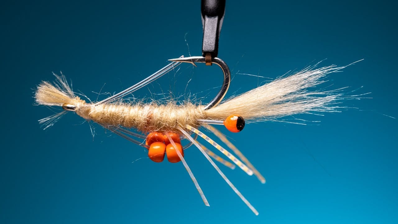 James' Sand Prawn Fly Tutorial Tying Video Material Kit