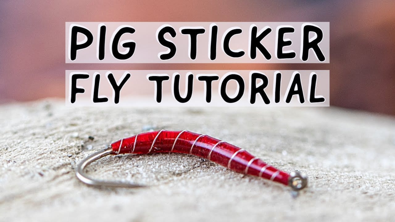 Pig Sticker Worm Fly Tying Video Material Kit - Image 1
