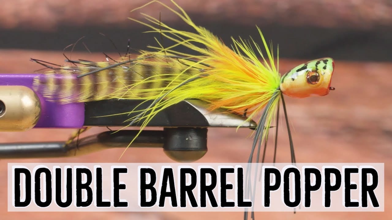 Surface Seducer Double Barrel Popper Fly Tying Video Material Kit